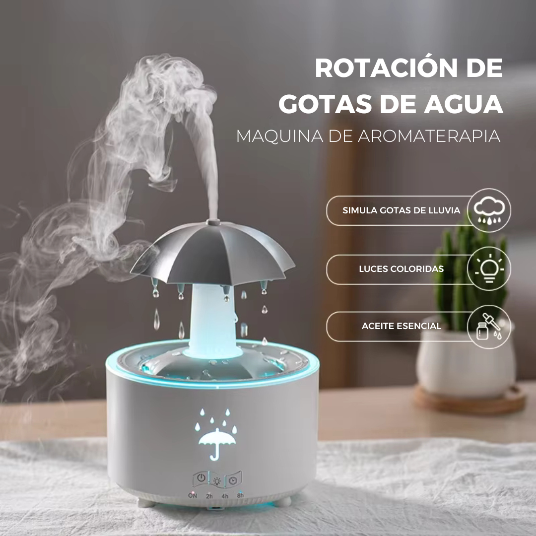 Humidificador con Efecto de Lluvia