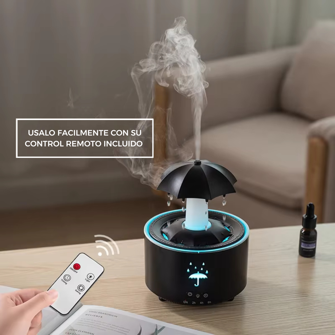 Humidificador con Efecto de Lluvia